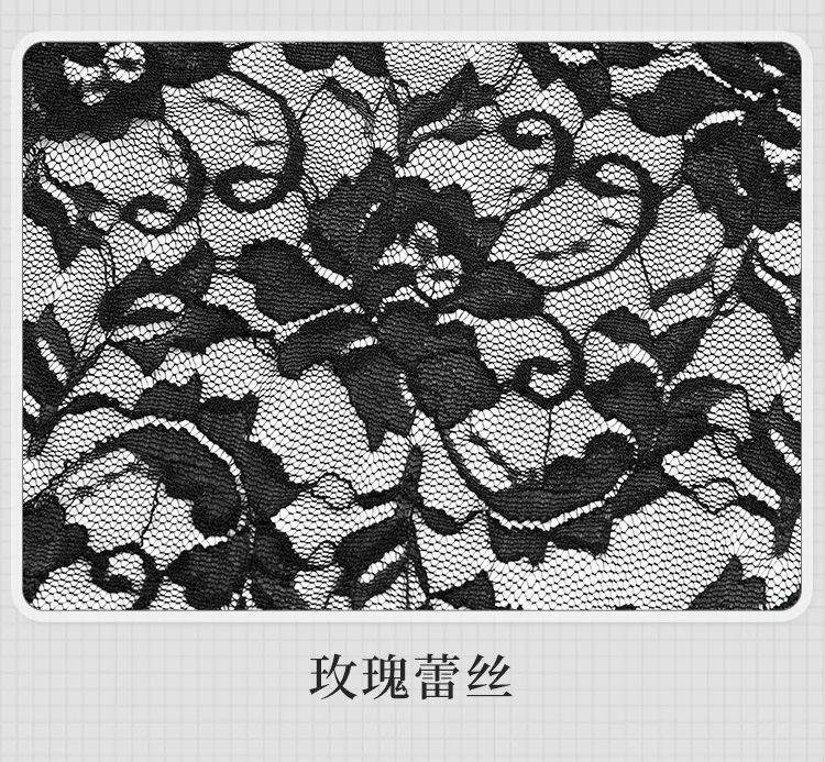 霏慕 深V蕾丝包臀裙套装详情图片 30