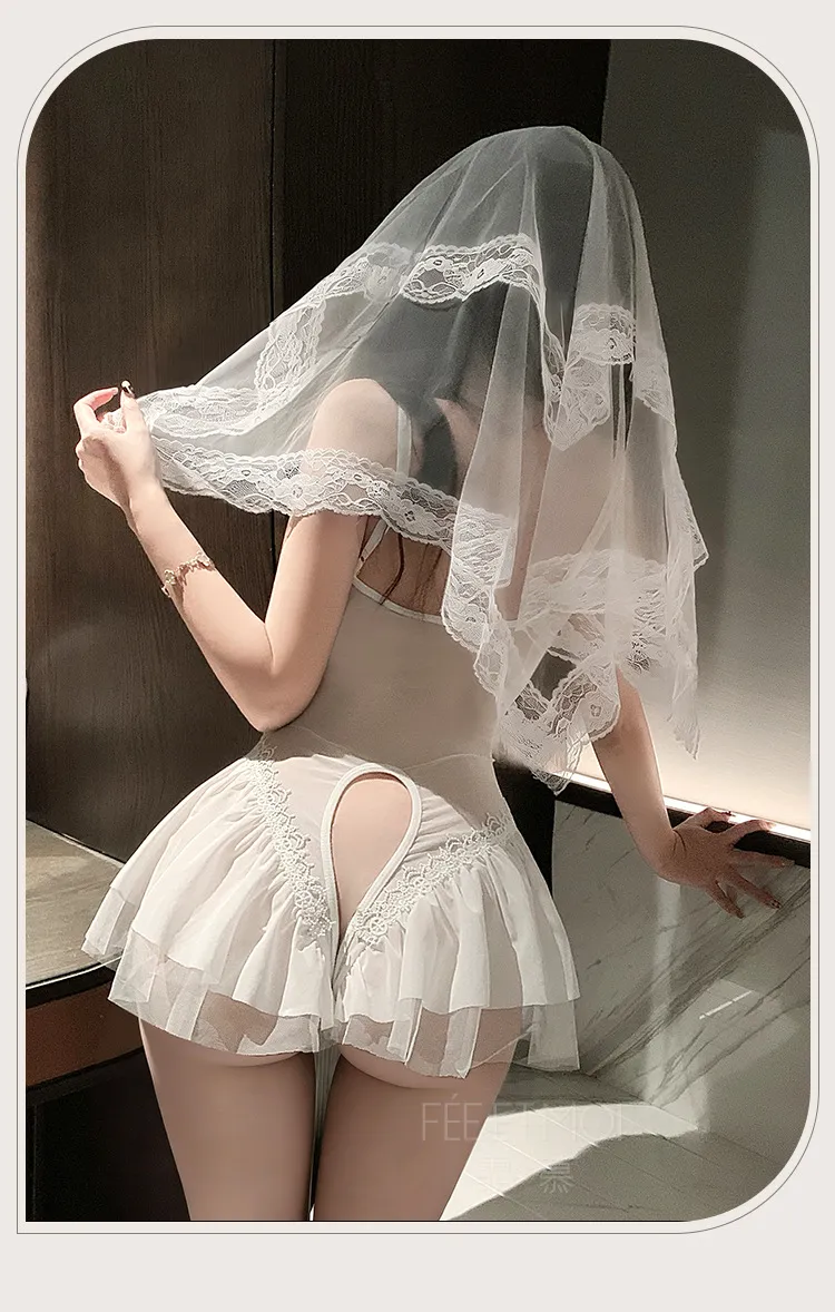 霏慕 花嫁契约新娘连体衣套装详情图片 7