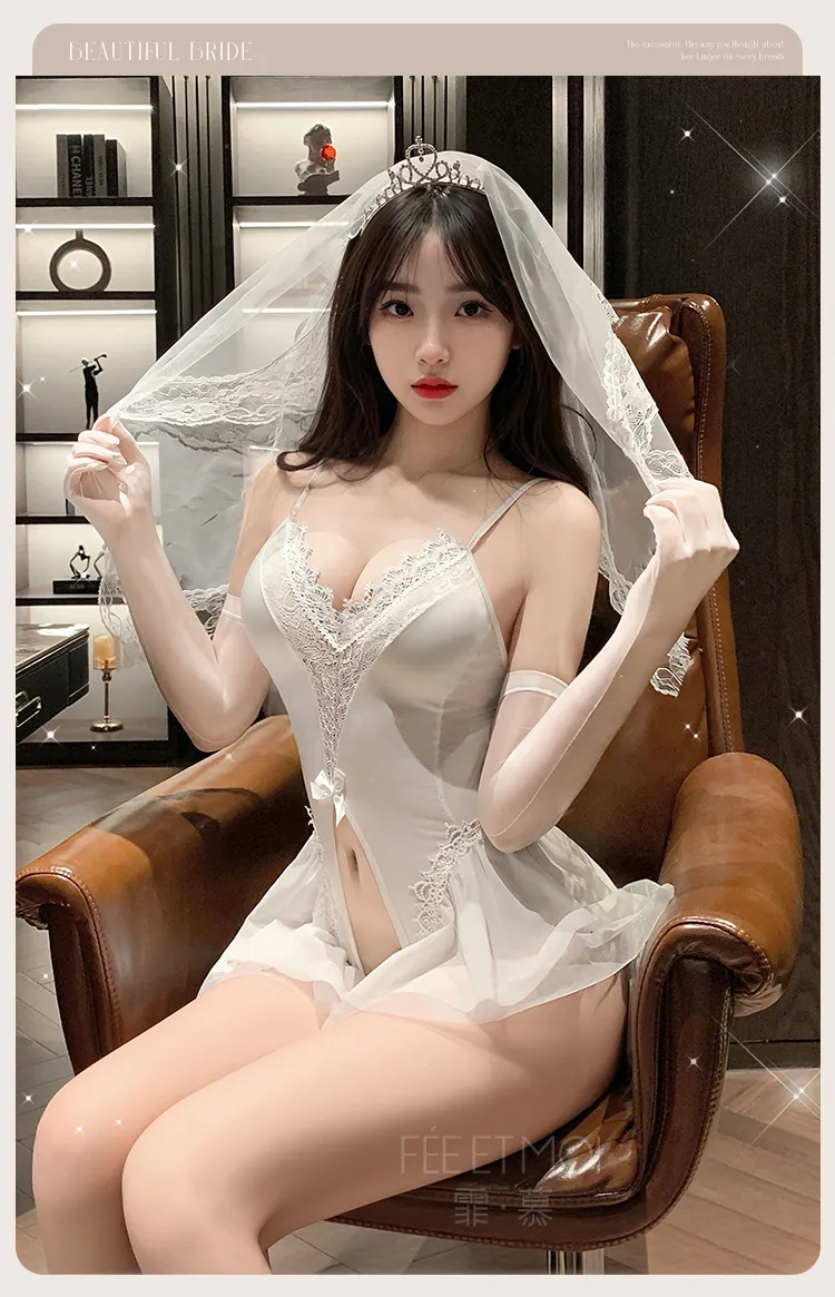 霏慕 花嫁契约新娘连体衣套装详情图片 10